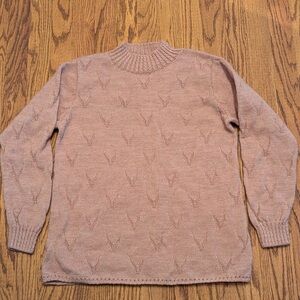 Wool or Wool-feeling blend Handmade Sweater